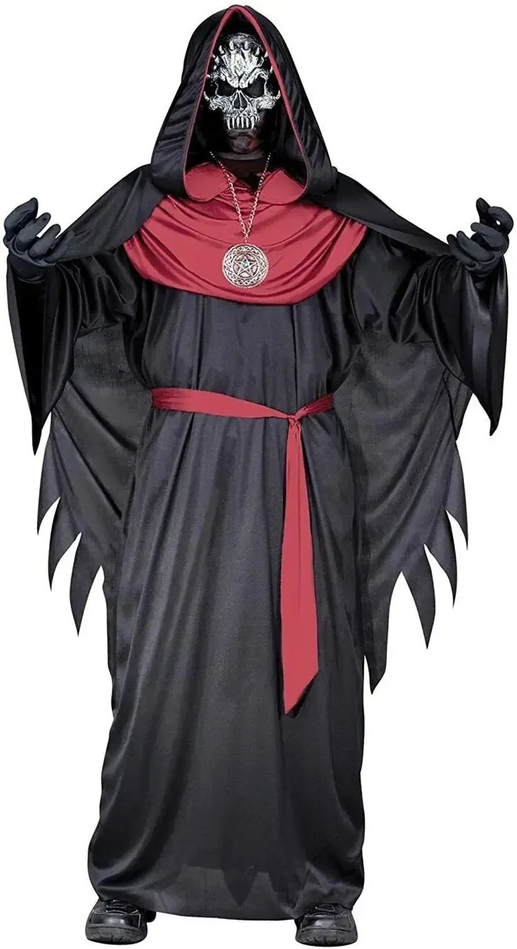 New Men's Skeletor Emperor Of Evil Halloween Costume One Size up to 200lbs